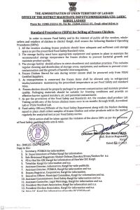 Admn issues SOPs for selling of frozen chicken in Kargil