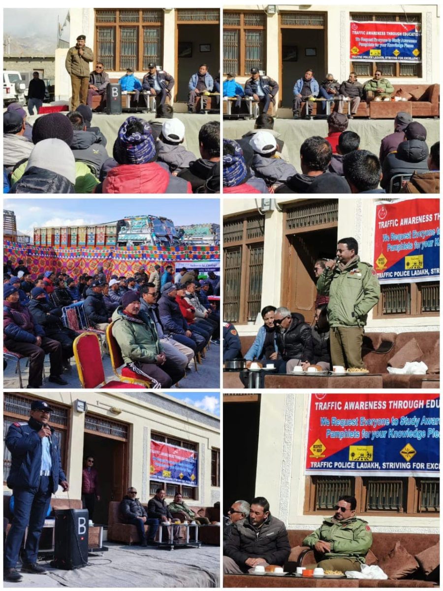 Traffic Police Jk Bank Organise Road Safety Awareness Education