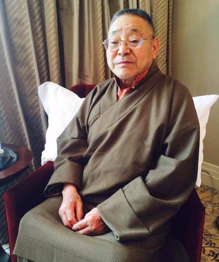 CEC Tashi Gyalson wishes Skyabgon Staktsang Raspa on 84th birthday ...